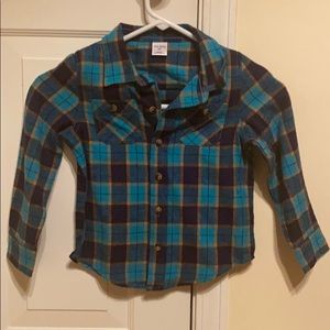 Toddler 5T plaid shirt-never worn